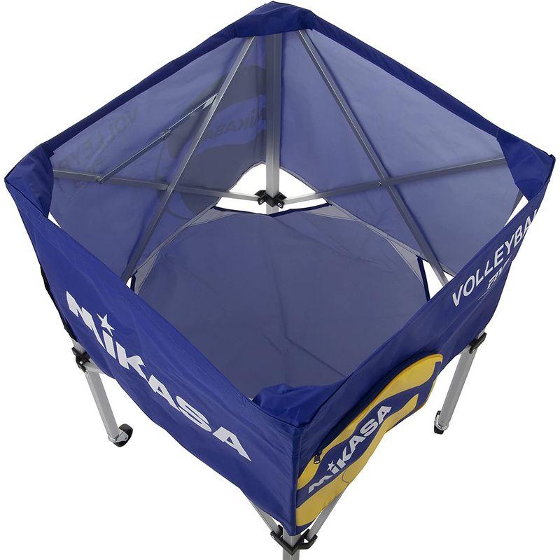 ミカサ(MIKASA) ボールカゴ(箱形)大 3点セットフレーム・幕体・キャリーケースバレーボールデザイン BC-SP-H VB2 幕体 MIKASA ボールカゴ 箱形 大 3点セットフレーム キャリーケースバレーボールデザイン BC SP VB2 キャリーケース 30個