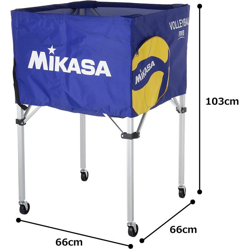 ミカサ(MIKASA) ボールカゴ(箱形)大 3点セットフレーム・幕体・キャリーケースバレーボールデザイン BC-SP-H VB2 幕体 MIKASA ボールカゴ 箱形 大 3点セットフレーム キャリーケースバレーボールデザイン BC SP VB2 キャリーケース 30個