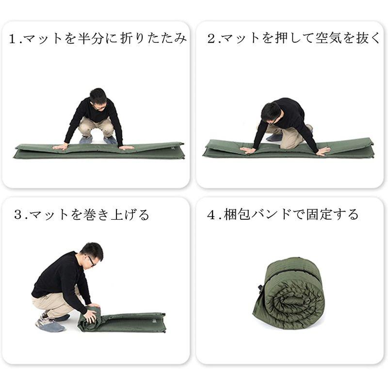 Naturehike 自動膨張 エアーマット インフレーター 厚手10cm エアー 