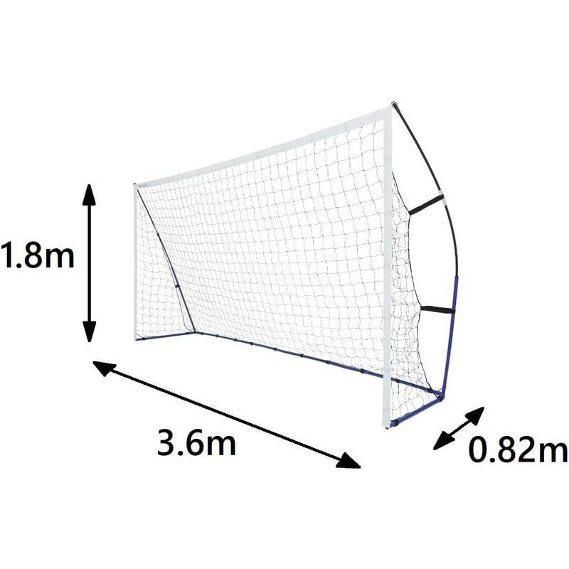 ✨美品✨ REFREEZE(リフリーズ) ポータブル サッカーゴール 3.6×1.8m 収納バッグ付き サッカー フットサル ゴール 試合 練習 トレ 【G1809643327】(9864円)