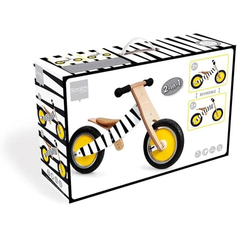 早い者勝ち訳あり！ Scratch スクラッチ 木製バイク バランスバイク ゼブラ 【Q2085548484】(11368円)