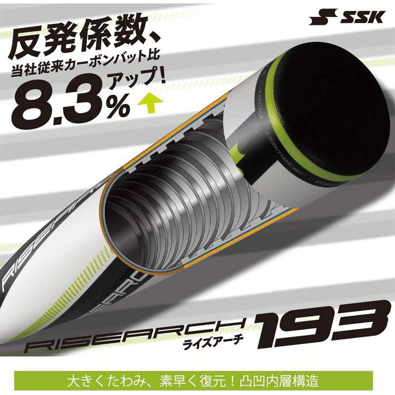 SSK(エスエスケイ) 野球 少年軟式FRP製バットライズアーチJ 2020春夏モデル SBB5024 ブラック×ホワイト(9010) 78 エスエスケイ 野球 少年軟式FRP製バットライズアーチJ 2020春夏モデル SBB5024 ブラック×ホワイト