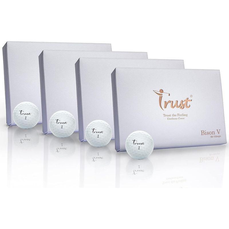 TrustトラストゴルフボールBison-Vウレタンカバー 3ピースリアクティブコア(ツアー系) ヘッドスピード42~47m/s Bison ／ Vウレタンカバー 3ピースリアクティブコア ツアー系 ヘッドスピード42 47m/s Bison