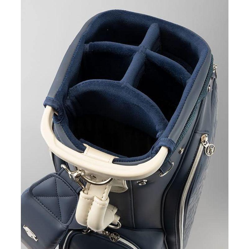 デサント ゴルフ キャディバッグ 3.0kg 8.5型 6分割 46インチ対応 ゴルフ DQCVJJ01 レディース NV00(ネイビー) ゴルフ キャディバッグ 0kg 5型 6分割 46インチ対応 DQCVJJ01 レディース NV00 ネイビー