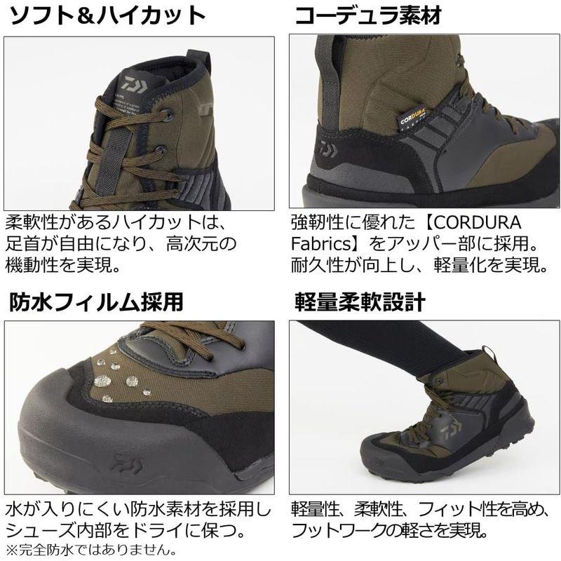 ダイワ(DAIWA) シューズ/釣り DS-2180-H モスグリーン 28.0 　 DAIWA シューズ/釣り DS モスグリーン