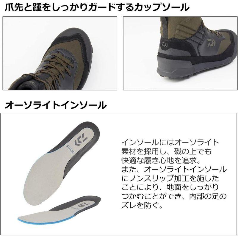 ダイワ(DAIWA) シューズ/釣り DS-2180-H モスグリーン 28.0 　 DAIWA シューズ/釣り DS モスグリーン