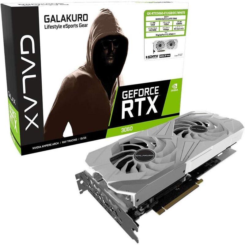 【メール便】 玄人志向 NVIDIA GeForce RTX3060 搭載 グラフィックボード GDDR6 12GB GALAKURO GAMINGシリー 【T1001964579】(35770円)