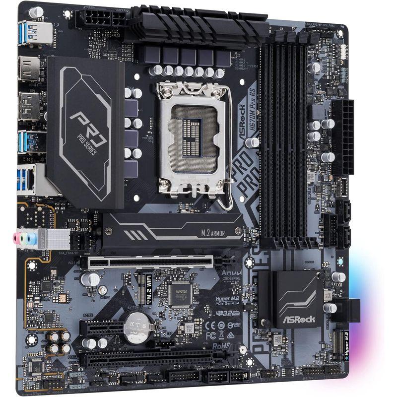 ASRock マザーボード H670M Pro RS Intel H670 シリーズ 第12世代 CPU (LGA1700) 対応 H670 H670 マザーボード H670M Pro RS Intel シリーズ 第12世代 CPU LGA1700 対応
