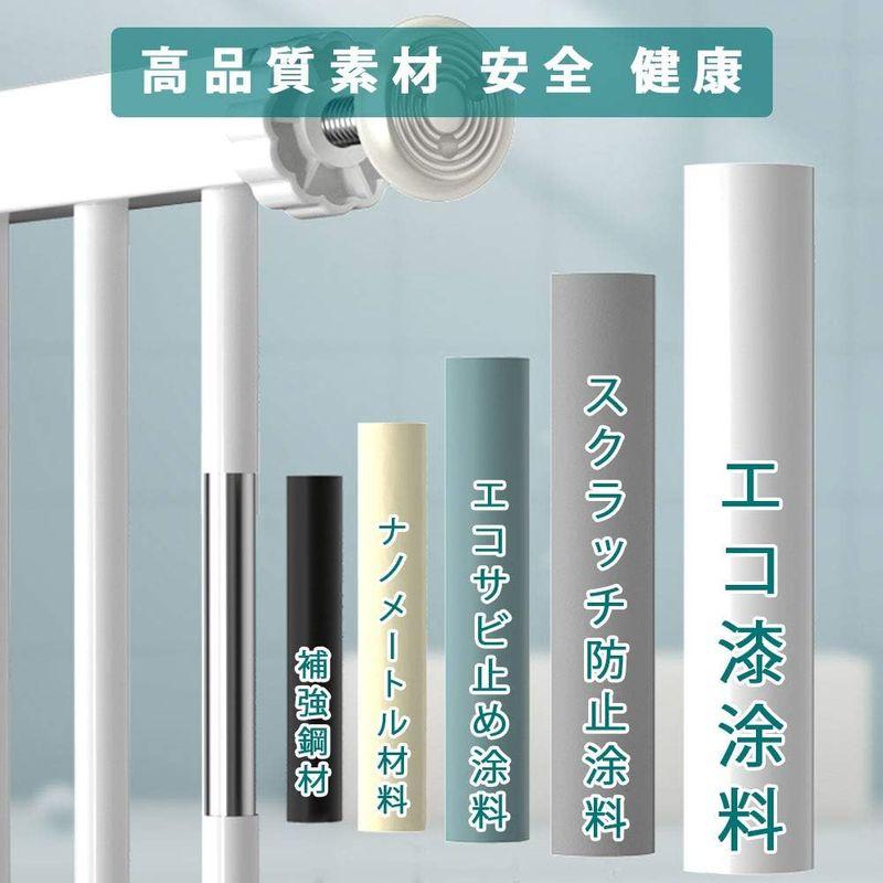 エルフ ベビー(Fairy Baby) ベビーゲート 階段上 ペットゲート ベビーフェンス 突っ張り式 オートクローズ機能 ビデオ付き 扉開 ベビー Fairy Baby ベビーゲート 階段上 ペットゲート ベビーフェンス 突っ張り式 オートクローズ機能 ビデオ付き 扉開