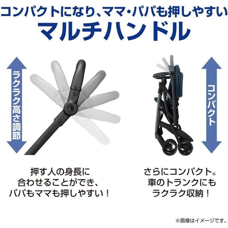 GRACO (グレコ) A型ベビーカー シティスター GB 1か月~36か月まで 軽量 両対面 (ブラックウォーブン) 2120616 軽量 グレコ A型ベビーカー シティスター GB 1か月 36か月まで 両対面 ブラックウォーブン サイズ