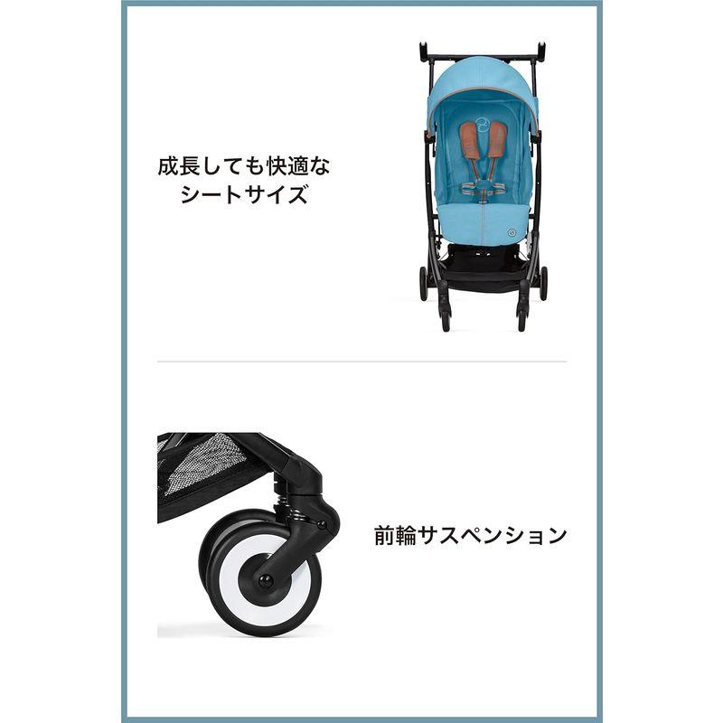 CYBEX サイベックス LIBELLE リベル (2022年リニューアルモデル) オーシャンブルー 軽量コンパクト ベビーカー 『簡単アク サイベックス LIBELLE リベル 2022年リニューアルモデル オーシャンブルー 軽量コンパクト ベビーカー 『簡単アク シリース