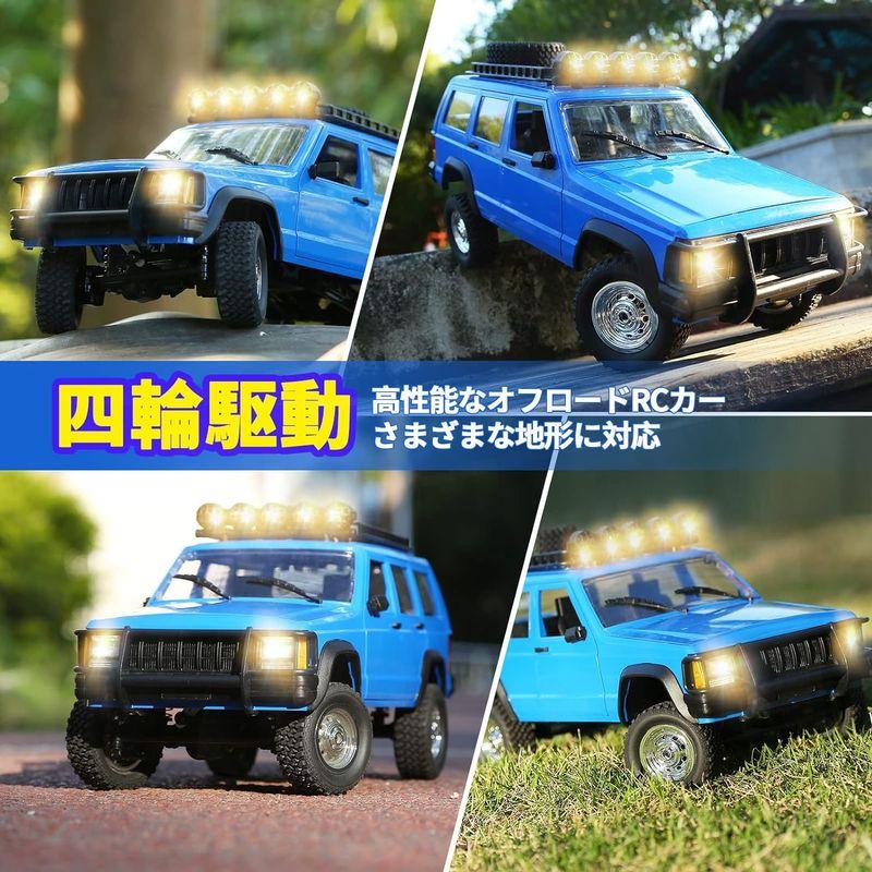 DEERC ラジコン クローラー ホビー ラジコンカー オフロード Jeep ジープ 改造やカスタム可能 1/12スケール 四輪駆動 超リア ラジコン クローラー ホビー ラジコンカー オフロード Jeep ジープ 改造やカスタム可能 1/12スケール 四輪駆動 超リア