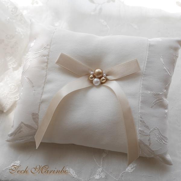 リングピロー手作りキット ローズブロケード お名前刺繍入り Mc070 ウエディング工房てくまりんぼ 通販 Yahoo ショッピング