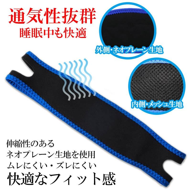 いびき対策 グッズ 2個セット フェイスサポーター 無呼吸 口呼吸 鼻呼吸 Zk001 Marineblue 通販 Yahoo ショッピング