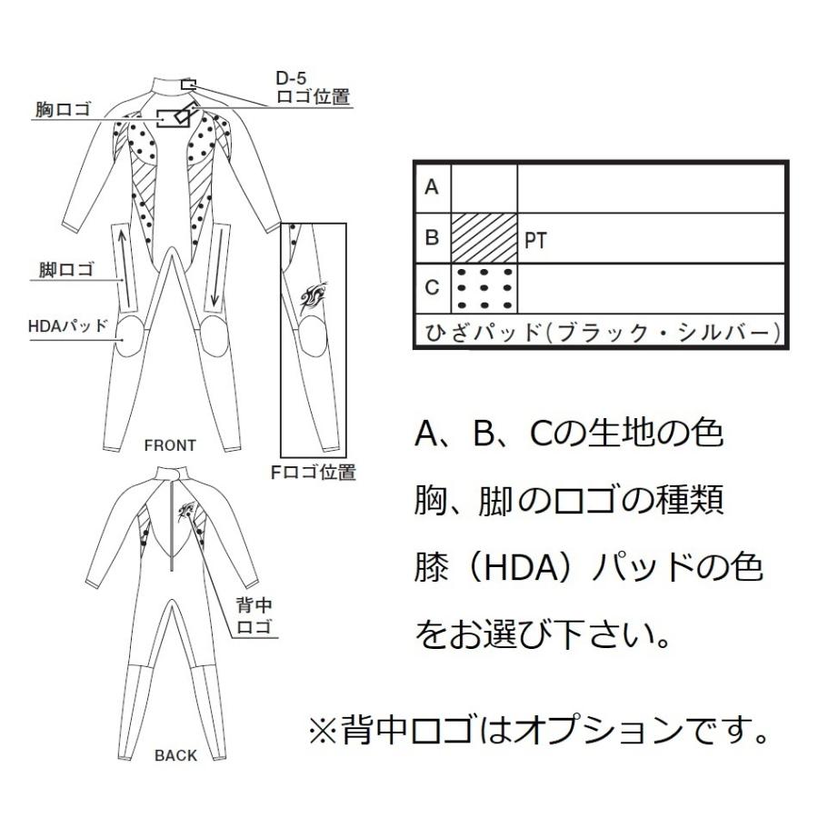 TUSA ダイビング用ウェットスーツ 3mm セミオーダー 男性用 TUSA ダイビング用ウェットスーツ 3mm セミオーダー 男性用