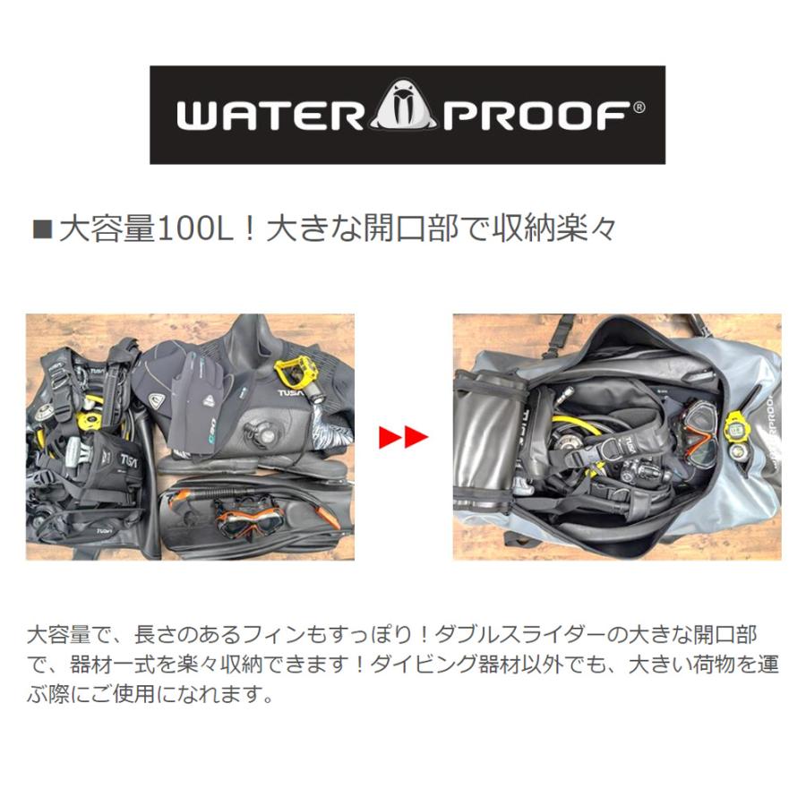 Tabata WATER PROOF 大容量100L ダッフルバッグ 防水バッグ Tabata WATER PROOF 大容量100L ダッフルバッグ 防水バッグ