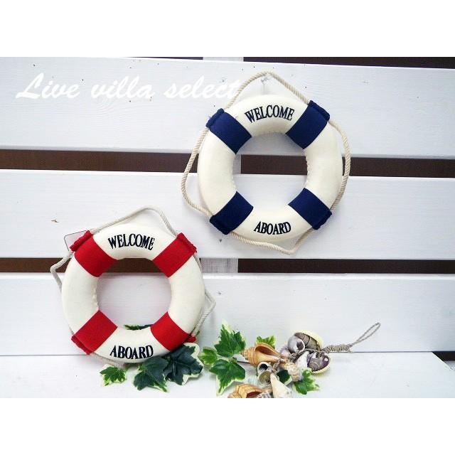 アンティークの浮き輪 マリン オブジェ ディスプレイ アンティークの