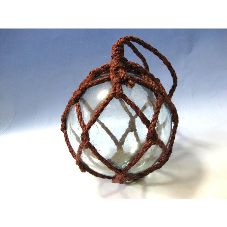 ガラス玉　浮き玉　茶色 ガラス浮玉NO.06（20cm） 漁業用ガラス玉 マリンインテリア