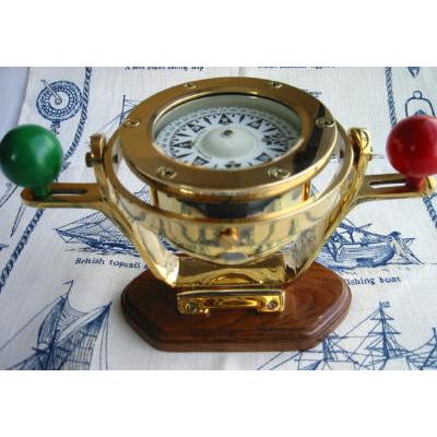 デスクコンパス マグネットコンパス 磁気コンパス : マリンガイド