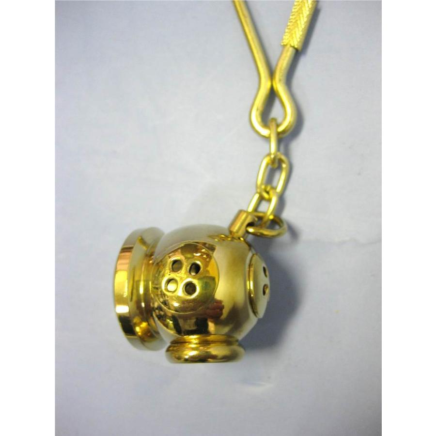 ダイバーヘルメット・キーホルダー 潜水 ダイビング 海 : マリンガイド