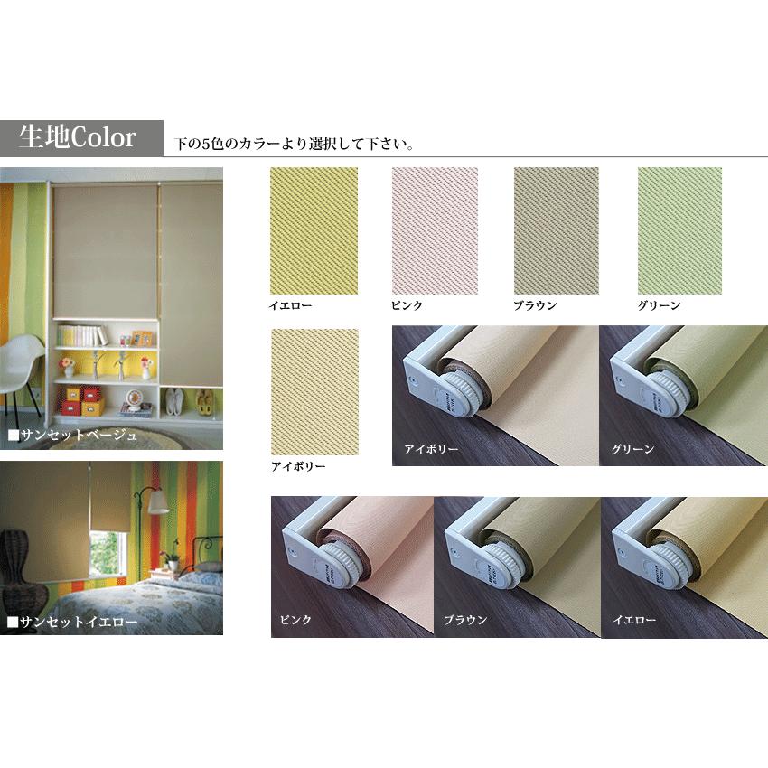 遮光ロールスクリーン ティオリオ (日本製) 幅170cm×高さ220cm