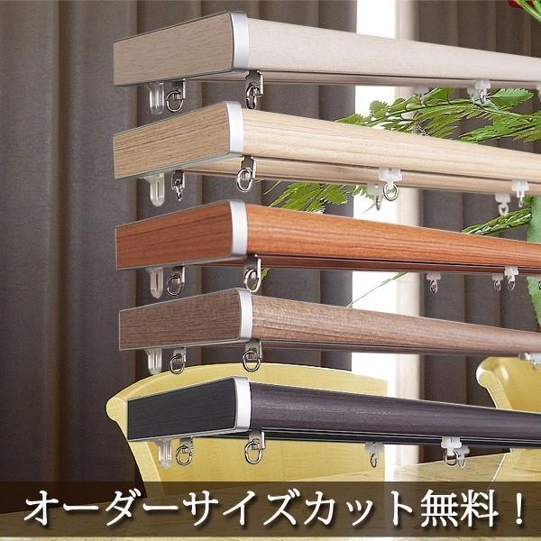 カーテンレール 3.0mダブル タチカワブラインド ファンティア サイドカバー仕様 日本製 ★オーダーカット無料★
