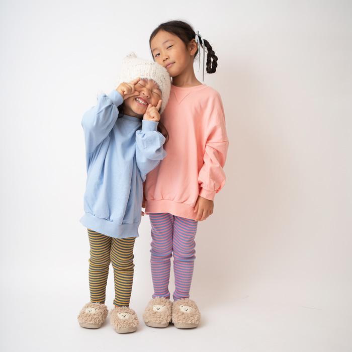 リブレギンス キッズ ボーダー ナチュラル 女の子 男の子 春秋 韓国 ベビー服 ストレッチ ボトムス スパッツ 無地 くすみカラー SNS人気 爆買 |  | 02