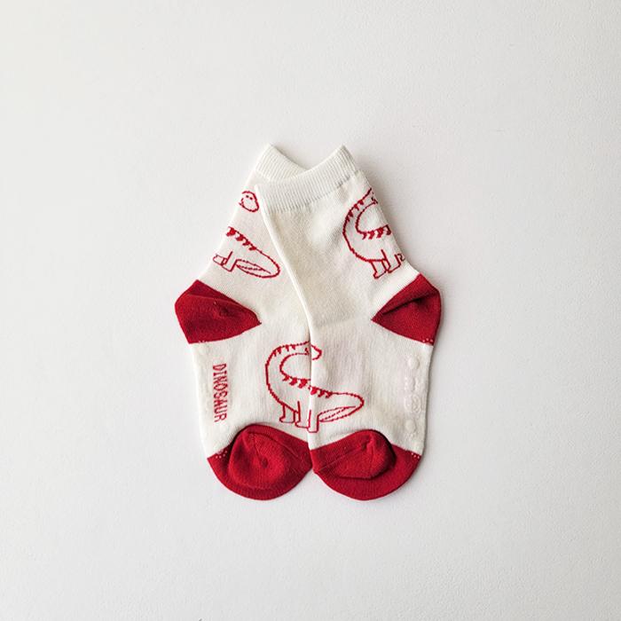 靴下 5足セット 恐竜イラスト ダイナソー ティラノ クルーソックス 差し色 切り替え バイカラー 子供服 ドラゴン 12cm 14cm 16cm 18cm cm クルー丈 アンクル 149 068 湘南の韓国子供服マリンキャッスル 通販 Yahoo ショッピング