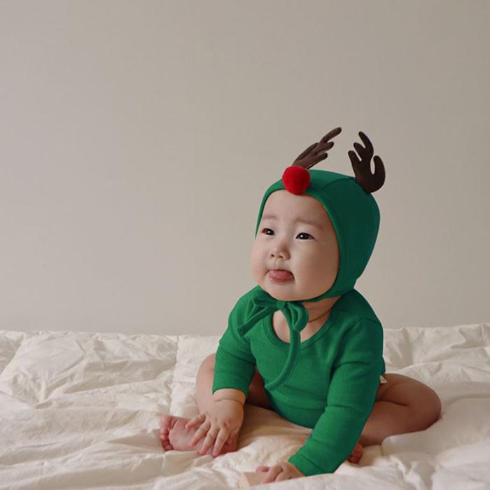 ロンパース 長袖 60cm 70cm 80cm 韓国子供服 レギンス 2点セット 厚手 