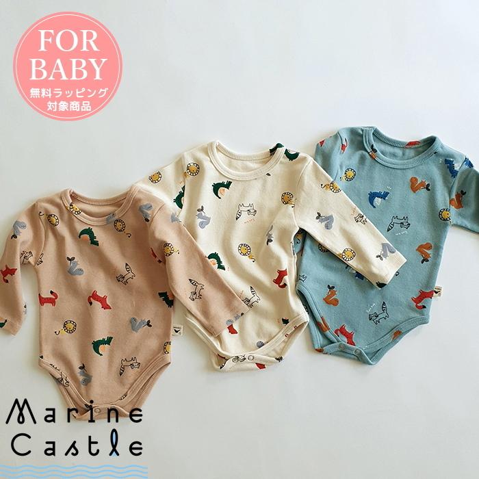 ロンパース 長袖 アニマル柄 動物 ボディスーツ ベビー服 Baby 出産準備 50cm 60cm 韓国子ども服 女の子 男の子 おしゃれ 新生児 春秋 コットン 韓国子供服 210 076 マリンキャッスル キッズ服 ベビー 通販 Yahoo ショッピング