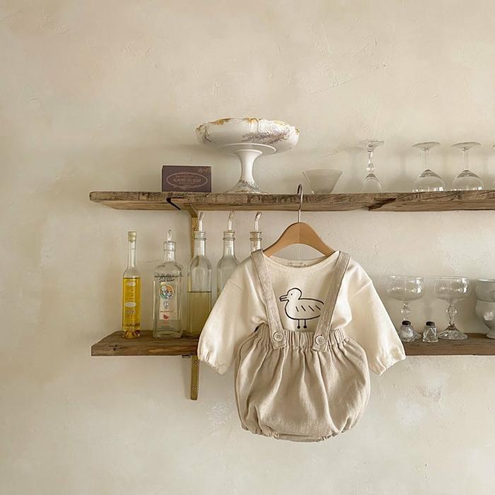 公式サイト ボトムス 韓国子供服 ベビー ファッション ナチュラル アニマル 長袖tシャツ サロペット 2点セット 韓国子供服 鳥柄 イラスト ブルマ オーバーオール ベビー服 男の子 女の子 トレーナー セットアップ 上下 70cm 80cm Www Threeriversofs Com