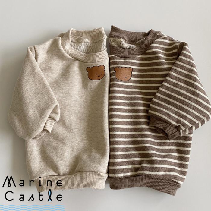 トレーナー キッズ Kids 男の子 女の子 70 80 90 100 110 くま１匹 韓国 ベビー服 250 019 マリンキャッスル キッズ服 ベビー 通販 Yahoo ショッピング