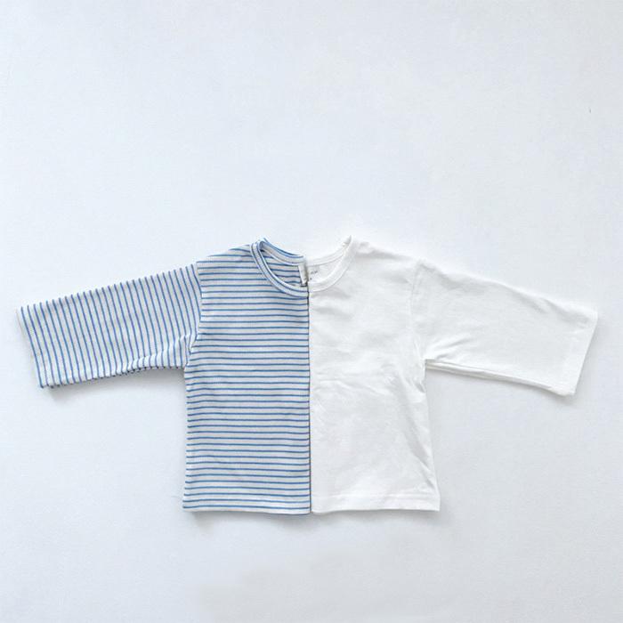 長袖Tシャツ ボーダー 韓国子供服 無地 2枚セット パック ロンT 保育園着 ナチュラル KIDS キッズ 男の子 女の子 くすみ 80cm 90cm 100cm 110cm 120cm :44-001:湘南の韓国子供服マリンキャッスル 通販 pocke 長袖 ロンT 2枚 80 90 95 綿100% しっかり厚地 スムース 長袖Tシャツ こども ボーダー 無地 ブラウン ベージュ カーキ イエロー グレー 男の子 女の子 子供 キッズ 服 秋 ナチュラル 春 秋 冬 みかん