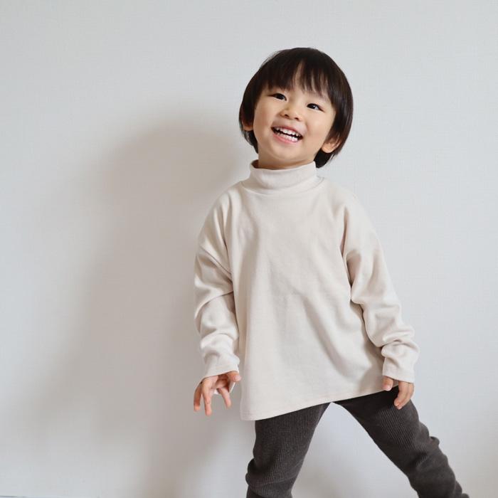 長袖Tシャツ 80cm 90cm 100cm 110cm モックネック キッズ 韓国子供服