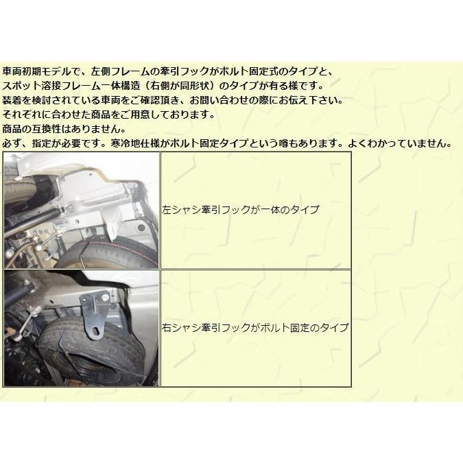まさる　①本体部分 サンロッキーヒッチメンバー プロボックスバン*代引不可 *受注生産商品