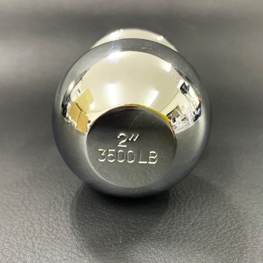 2インチ ヒッチボール *3500LB（約1587kg）*シャフト径：19mm