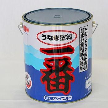 人気を誇る 日本ペイントうなぎ塗料一番4kg　レトロレッド※メーカー直送商品※納期が約5日掛かります モーターボート機材、備品