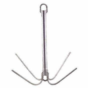 ボート アンカー バーフッカー 約11キロkg 船舶 岩場 5爪 ステンレス