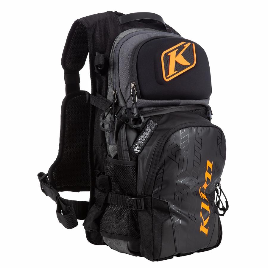 Klim/クライム NAC PAK ナックパク(ASPHALT - STRIKE ORANGE Klim/クライム NAC PAK ナックパク(ASPHALT - STRIKE ORANGE