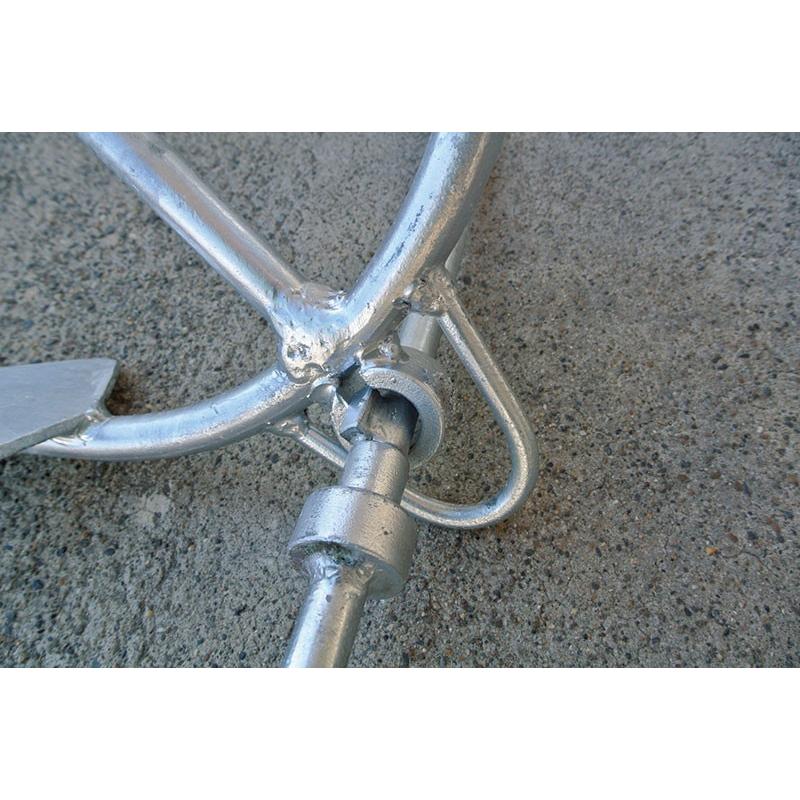 折り畳みアンカー（亜鉛メッキ）7kg※メーカー取り寄せ商品※納期 