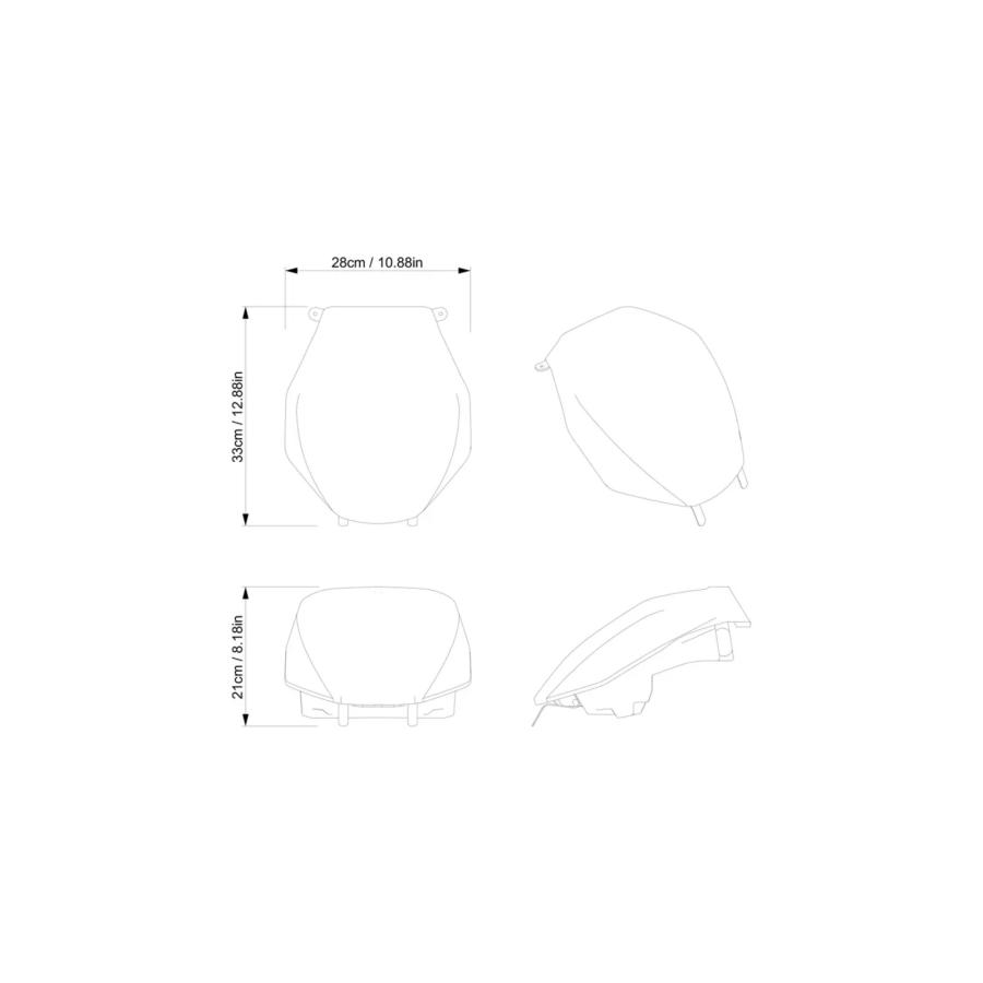 ski-doo(スキードゥ) ソフトグローブボックスエクステンション(4.8L