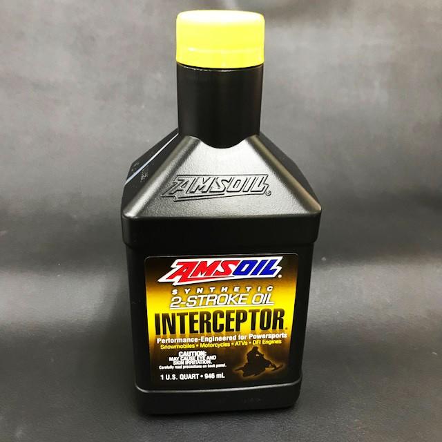 AMSOIL（アムズオイル）INTERCEPTOR 2-Stroke Oil（インターセプター2ストロークオイル）1QT （946ml×6本）｜marinedays2｜02