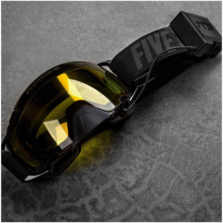 509　スノー用 電熱ゴーグル *AVIATOR 2.0 IGNITE S1 GOGGLE＜Black With Yellow＞  *曇らない*ヒートゴーグル*日本正規品｜marinedays2｜03