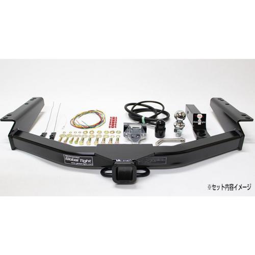 デリカd5後期、Global Tight トレーラーヒッチ 2インチ美品。