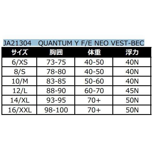 JETPILOT（ジェットパイロット）レディース ライフジャケット QUANTUM Y F/E NEO VEST-BEC（Purple）＃JA21304 SUP ウェイクボード　*送料無料*返品 不可｜marinedays2｜03