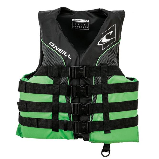 O’Neill 最高級国産オニールベスト中古 O'NEILL/オニール ライフベスト ブラック/キウイ（スーパーライト US