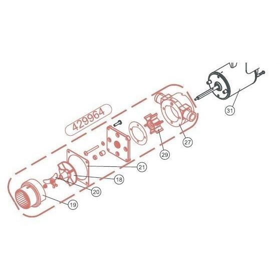 TMC ポンプユパーツ ボート用 船舶用 モーニット 24V TMC電動 TMC ポンプユパーツ ボート用 船舶用 モーニット 24V TMC電動