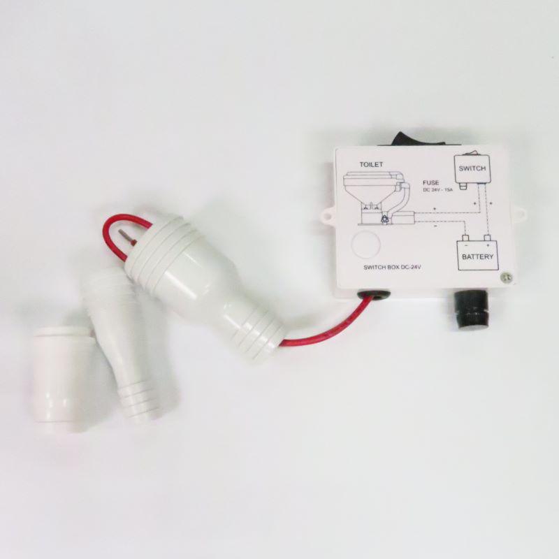 TMC電動マリントイレ24Vラージボールタイプ 家庭用サイズ TMC電動マリントイレ24Vラージボールタイプ 家庭用サイズ