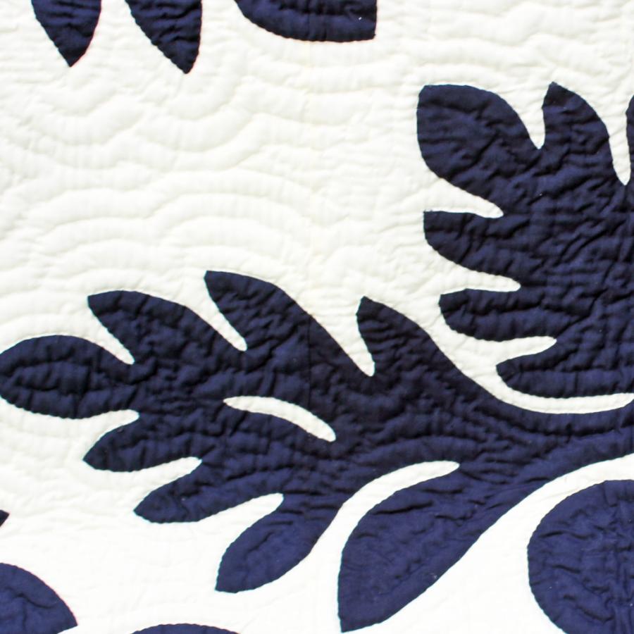 ハワイアンキルト タペストリー パンノキ 3cm 3cm ハワイアンキルト ベッドカバー fw Hk8080navy 白浜マリーナ Yahoo 店 通販 Yahoo ショッピング