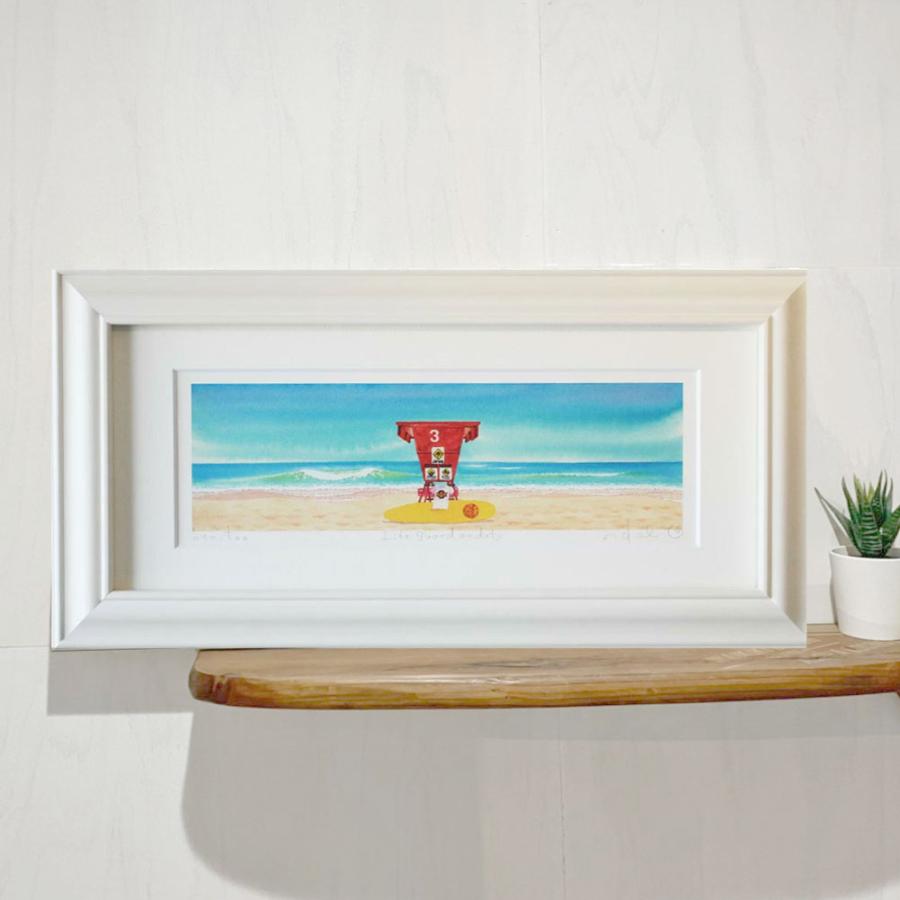 栗乃木ハルミ イラストフレームセット Life Guard On Duty 額入り絵画 532mm 268mm Sタイプ Hk0164 イラスト インテリア ハワイ 21ss Hk0164s 白浜マリーナ Yahoo 店 通販 Yahoo ショッピング